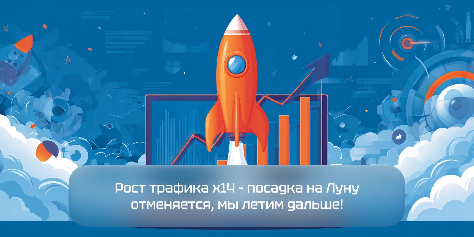 Рост трафика x14 с помощью ИИ