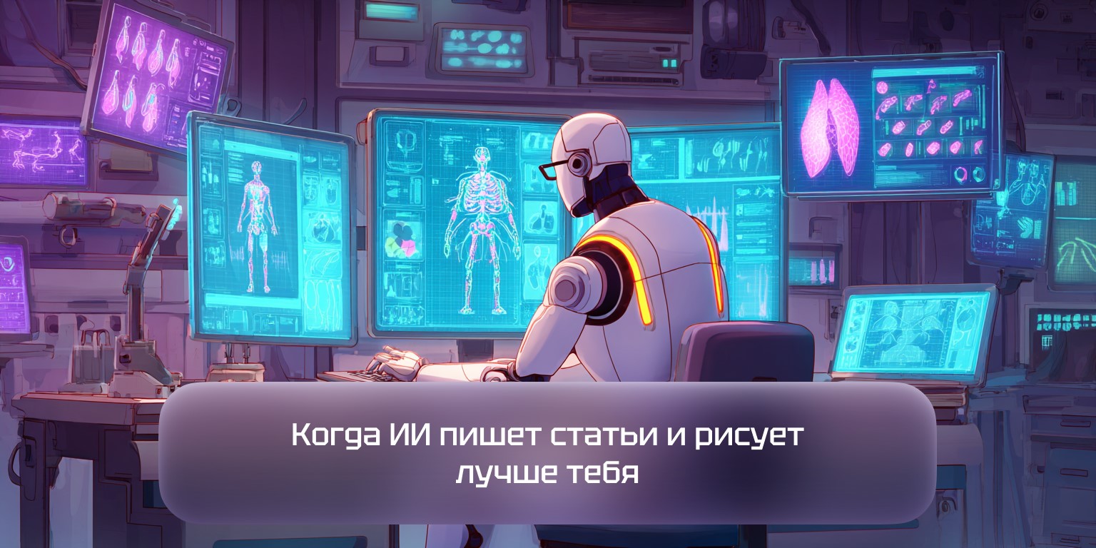 ИИ создает статьи и иллюстрации